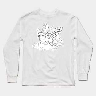 Starry Sky Owlcat Long Sleeve T-Shirt